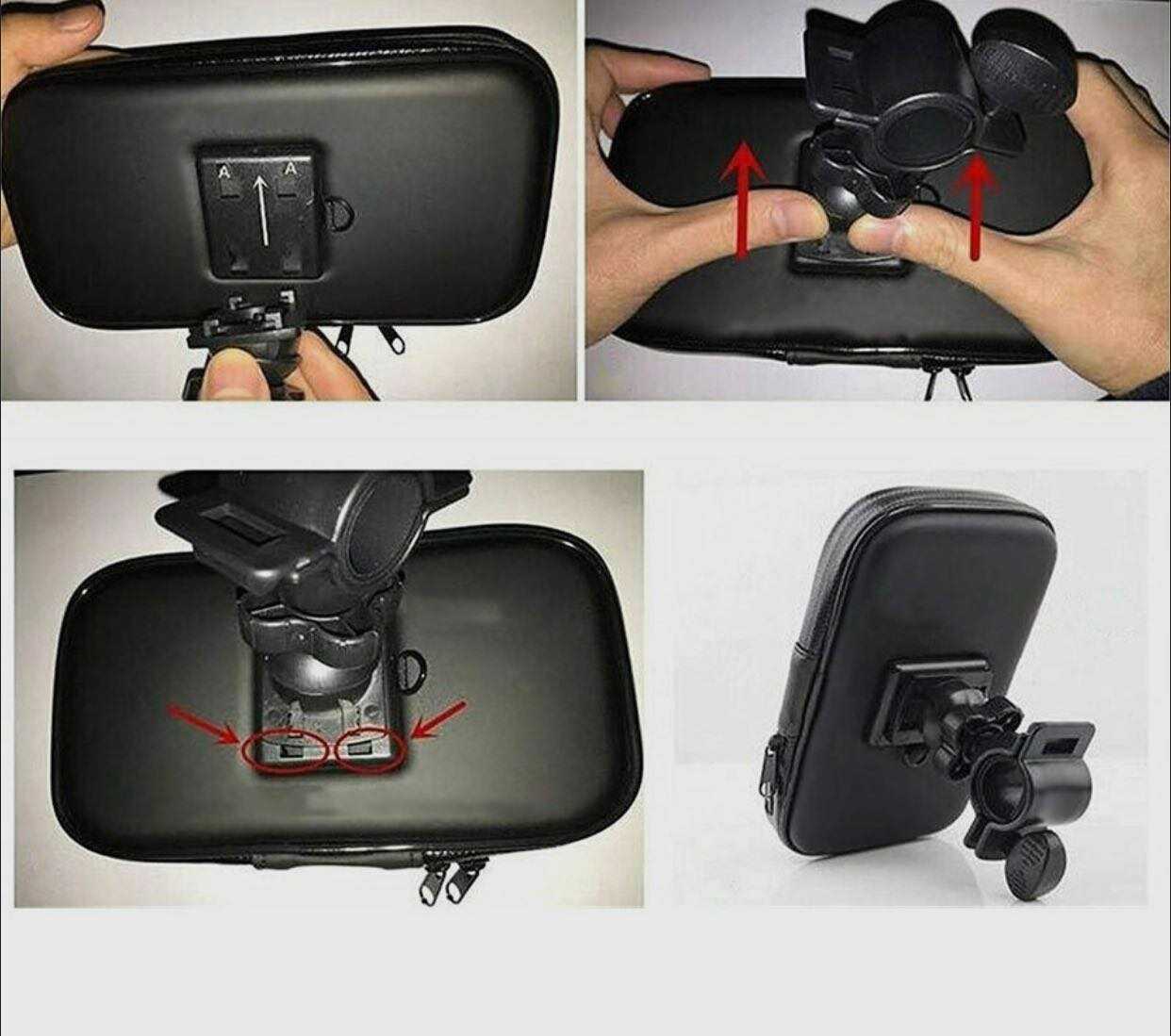 Аксессуары для велосипедов Не указано Держатель для телефона на велосипед [влагозащищенный] фотография 3