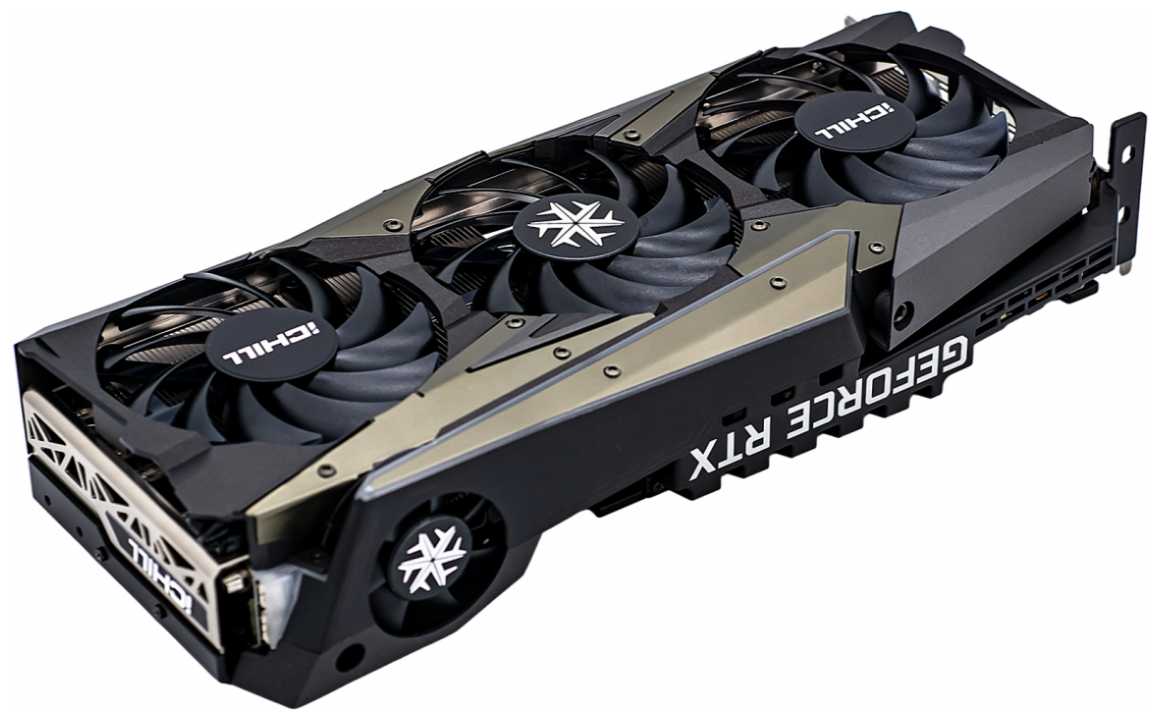 Видеокарта INNO3D GeForce RTX 3080 ICHILL X4 LHR 10Gb (C30804-106XX-1810VA36H) фотография 2