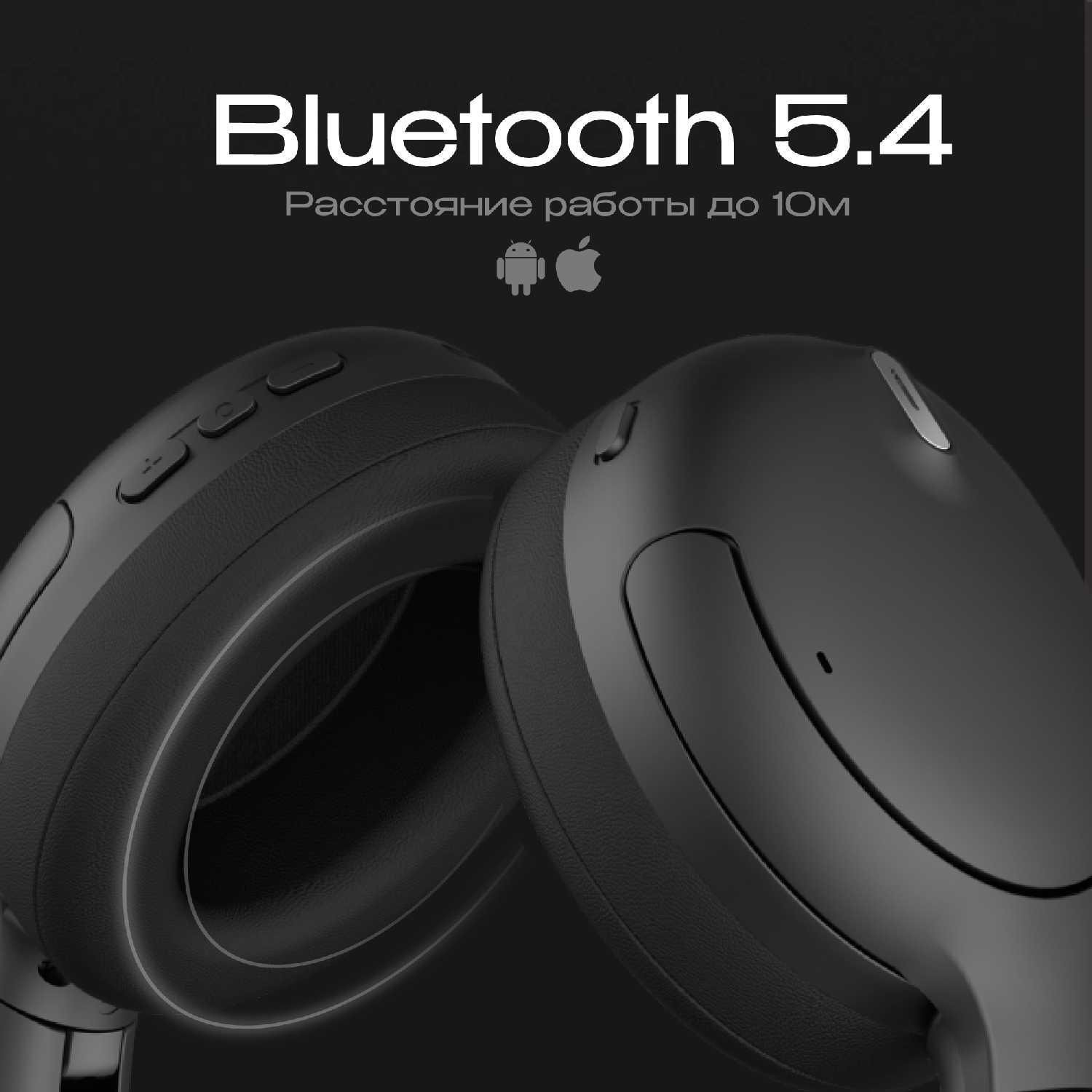 Наушники WALKER WBT-93 Bluetooth гибридные ANC/ENC фотография 5
