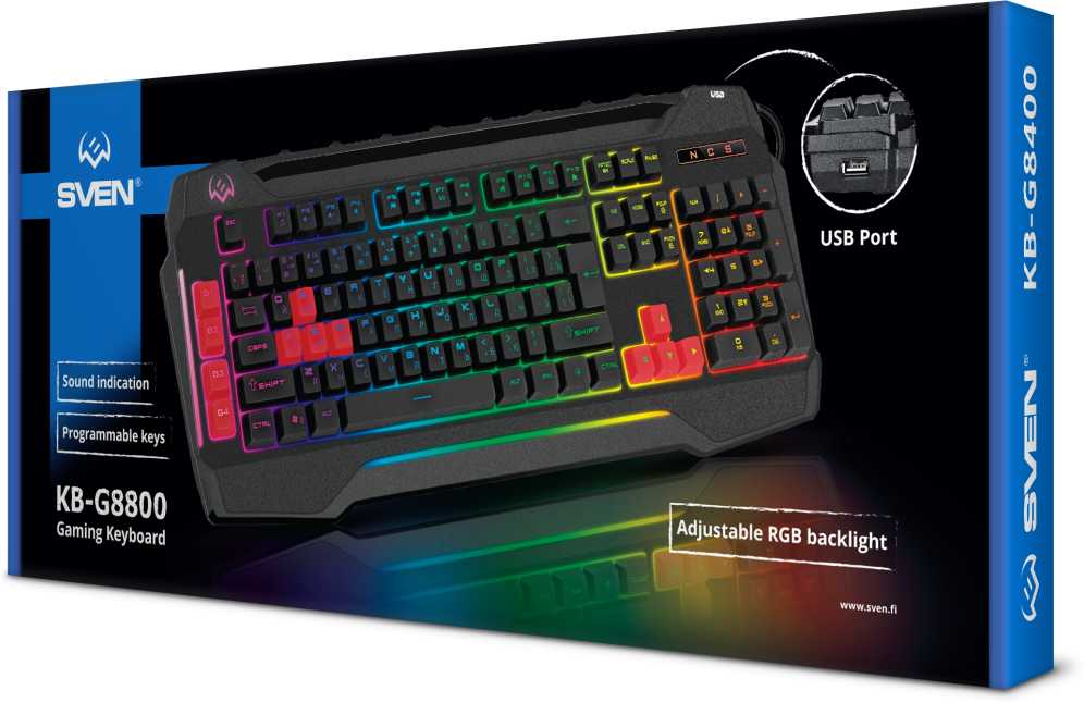 Клавиатура игровая мембранная SVEN KB-G8800 фотография 18