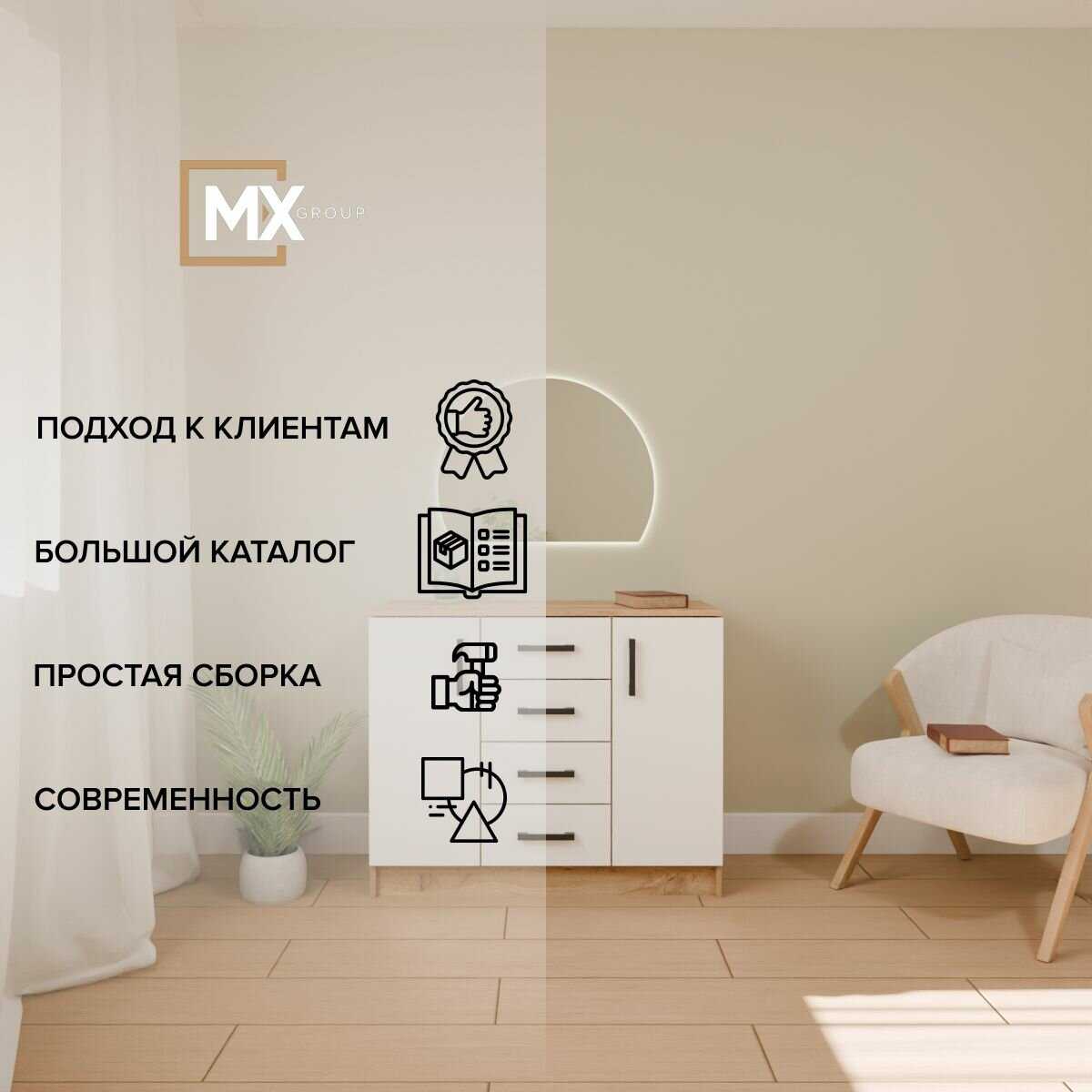 Бельевой комод ЭРА К1000-2Д фотография 4