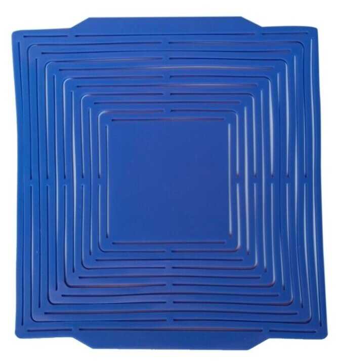 Силиконовая сумка сетка для бутылок, синяя, 21х20 см, Blonder Home BH-SLB-03