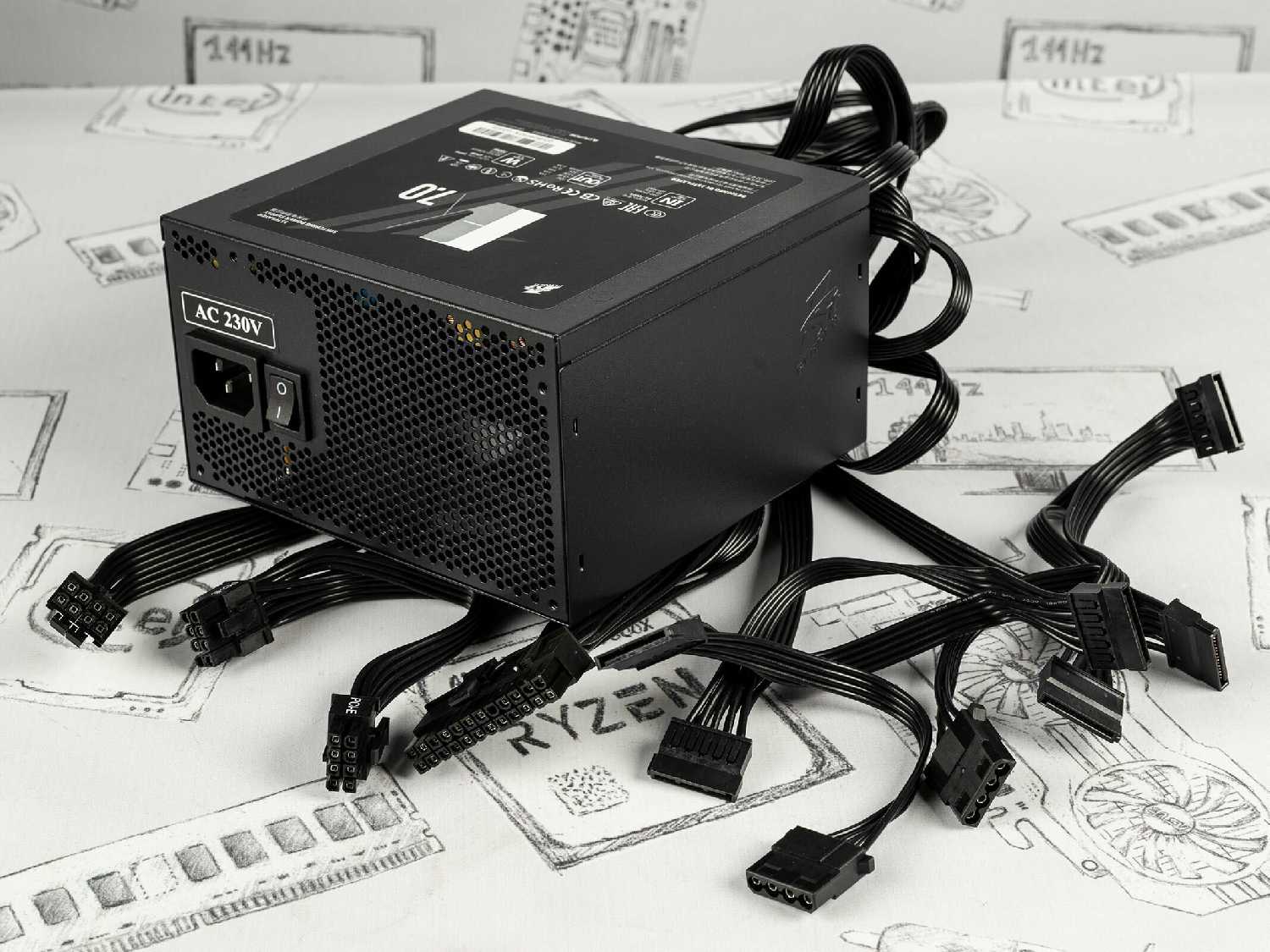 Блок питания 1stPlayer PS-600FK (600W) фотография 15