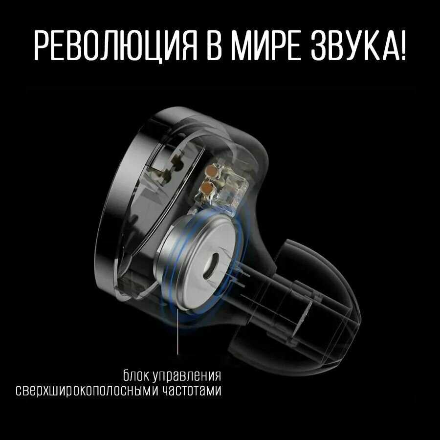Наушники KZ Acoustics Saga Bass с микрофоном фотография 1