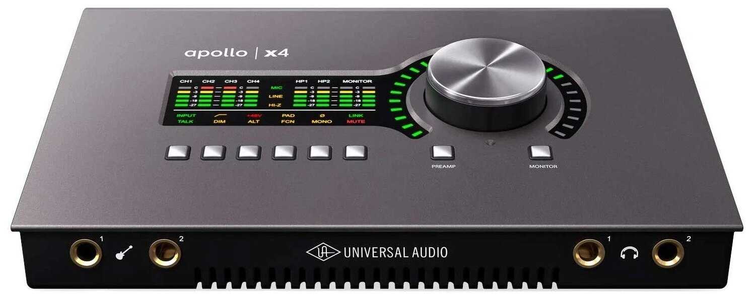 Внешняя звуковая карта Universal Audio Apollo x4 Heritage Edition фотография 1