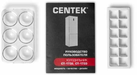 Холодильник Centek CT-1733 NF No-Frost 360л (84л/276л) А++ (GMCC) фотография 8