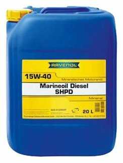 Минеральное моторное масло RAVENOL Marineoil Diesel SHPD 15W-40 фотография 2