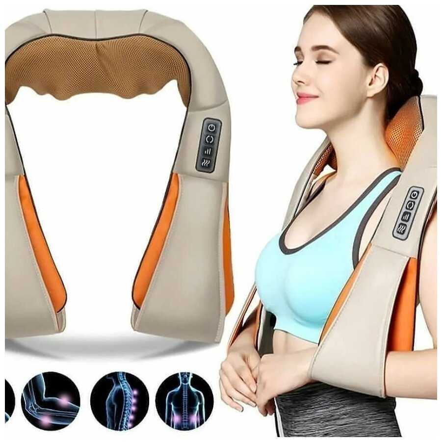 Роликовый массажер Massager of Neck Kneading фотография 10