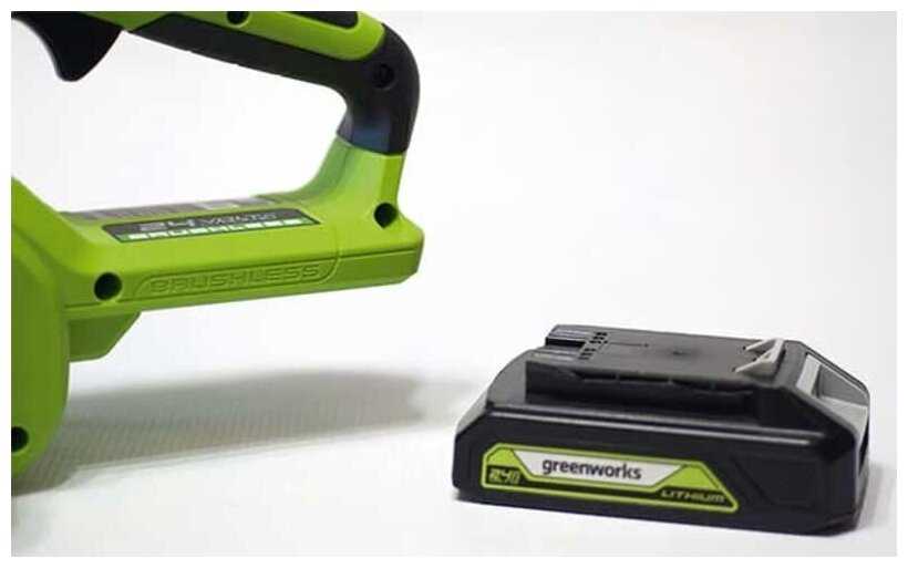 Пила цепная GreenWorks GD24CS30K4 фотография 2