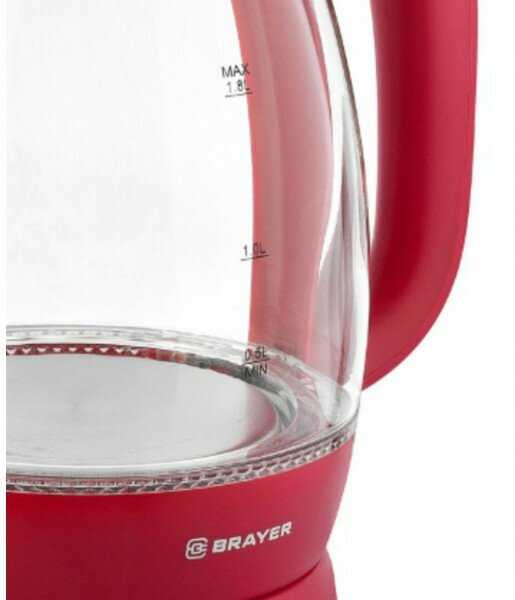 Чайник электрический BRAYER Чайник электрический (1045BR-RD) фотография 10