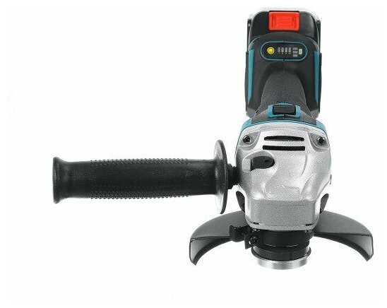 Аккумуляторная УШМ Drillpro 125 мм без АКБ, адаптирован к 18V батареи Makita фотография 10