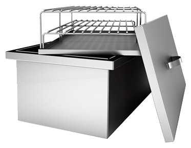 Коптильня на щепе Grillux Smoky proof, 48х22х28.5 см фотография 1