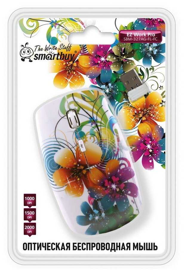 Беспроводная мышь SmartBuy SBM-327AG-FL-FC Flowers фотография 2
