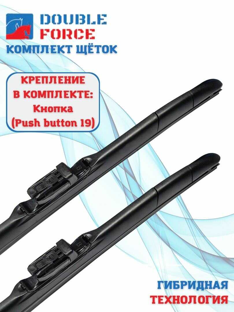 гибридные щетки стеклоочистителя Москвич 3 комплект 600/400 мм Push Button