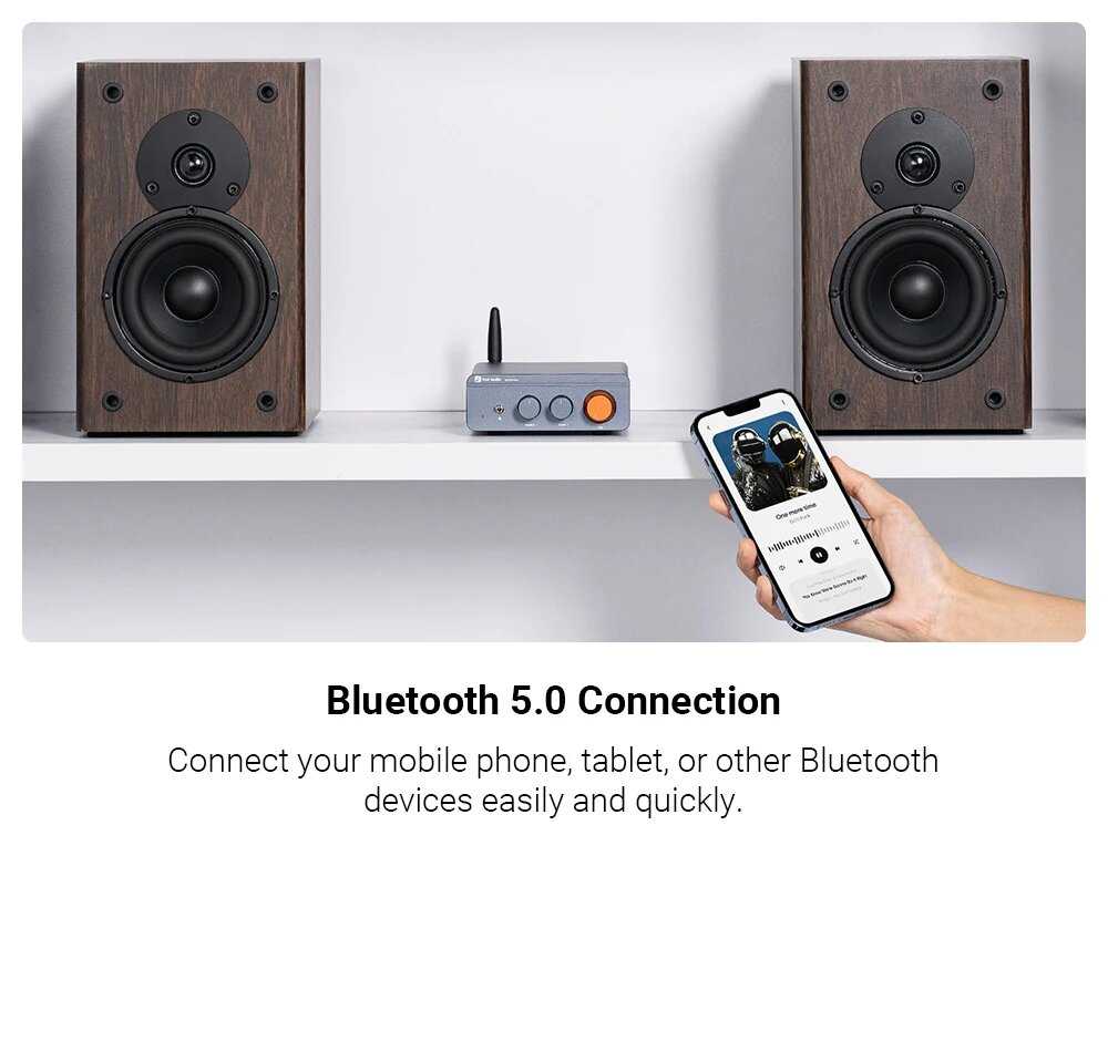 Усилитель для колонок Fosi Audio BT20A Pro 300 Вт фотография 14