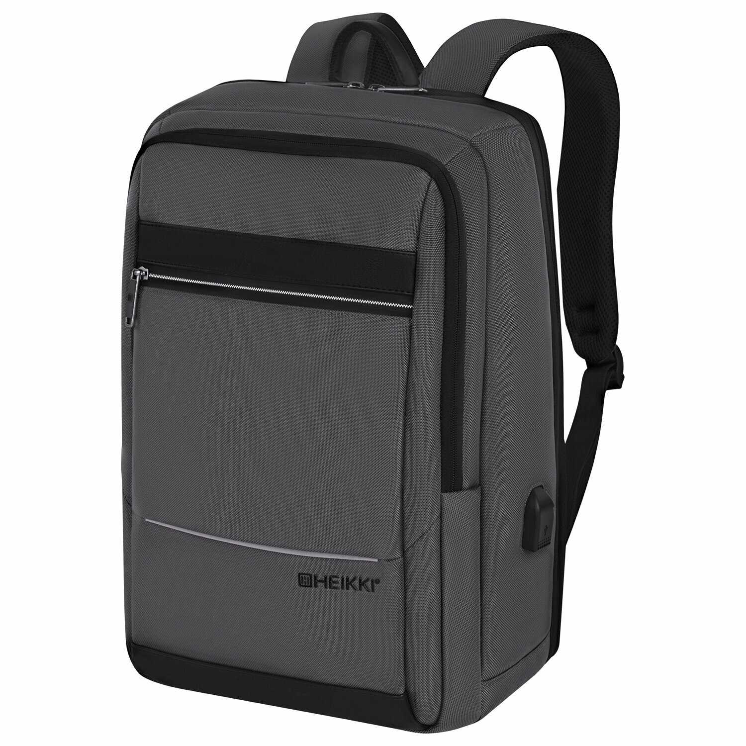 Рюкзак HEIKKI ELECT хейки [44х30х16 см, отделение для ноутбука, USB-порт, 273863]