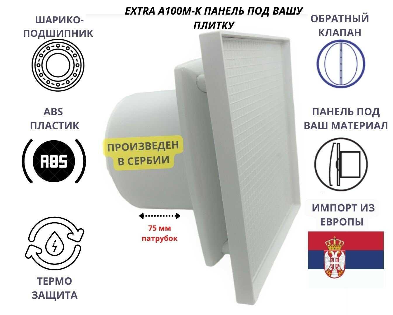 Вентилятор EXTRA A100М-PL