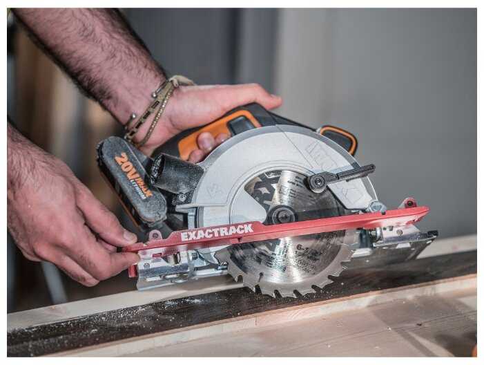 Дисковая пила Worx WX530.9 0 коробка фотография 8