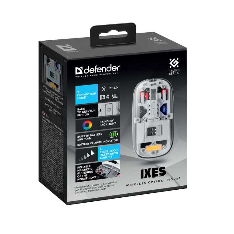 Мышь беспроводная Defender Ixes MM-999 LED (MM-999) фотография 1