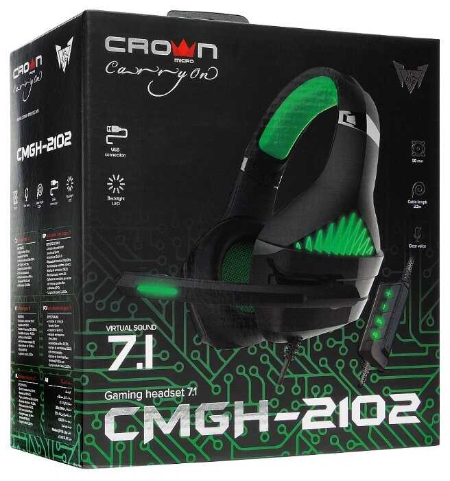 Компьютерная гарнитура CROWN MICRO CMGH-21 фотография 14