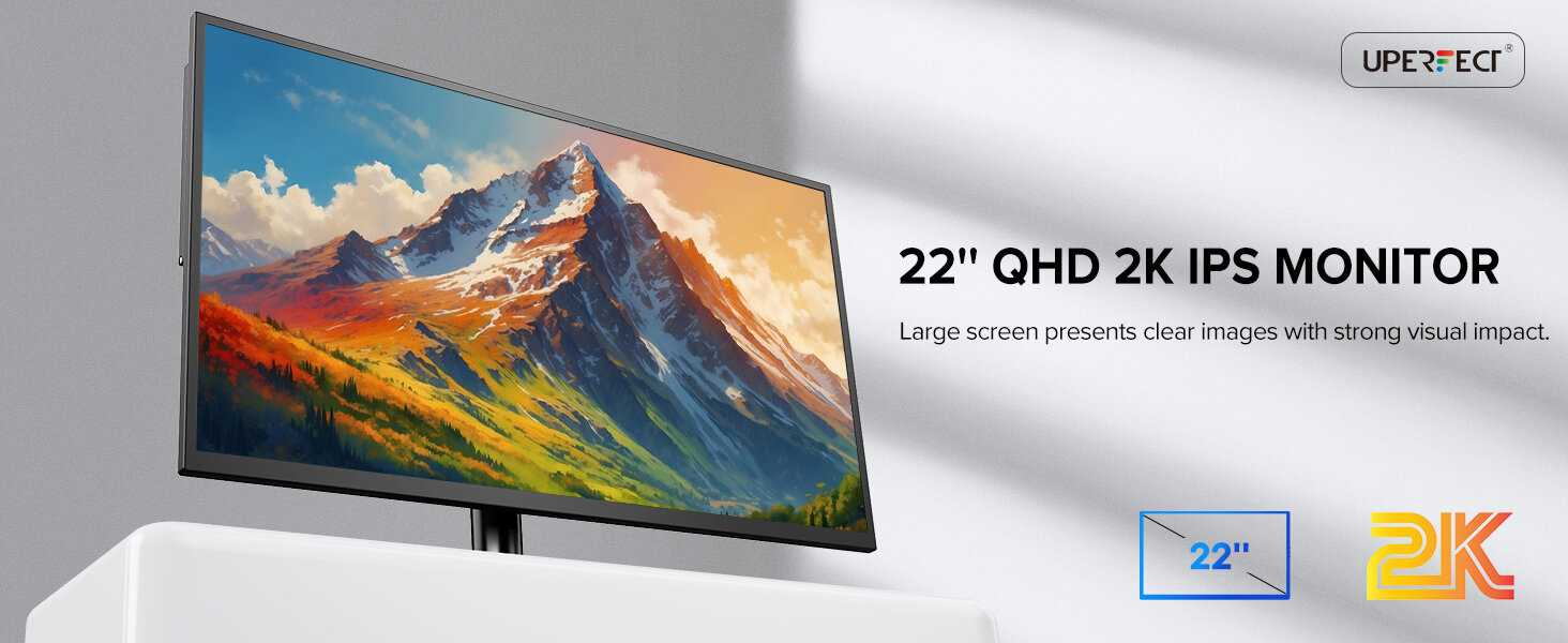 Портативный игровой монитор UPERFECT UMAX22 (2560x1440, 60 Гц, IPS) фотография 11