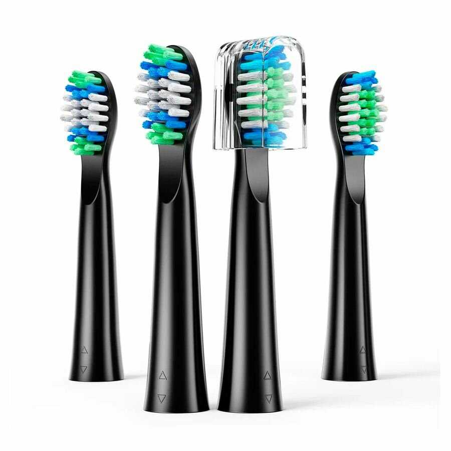 Сменные насадки для электрических зубных щеток Bitvae D2 / E11 (4 шт) (D2 Heads) фотография 5