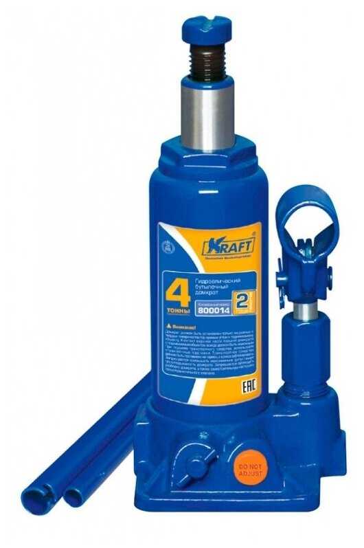 Домкрат бутылочный гидравлический KRAFT KT 800014
