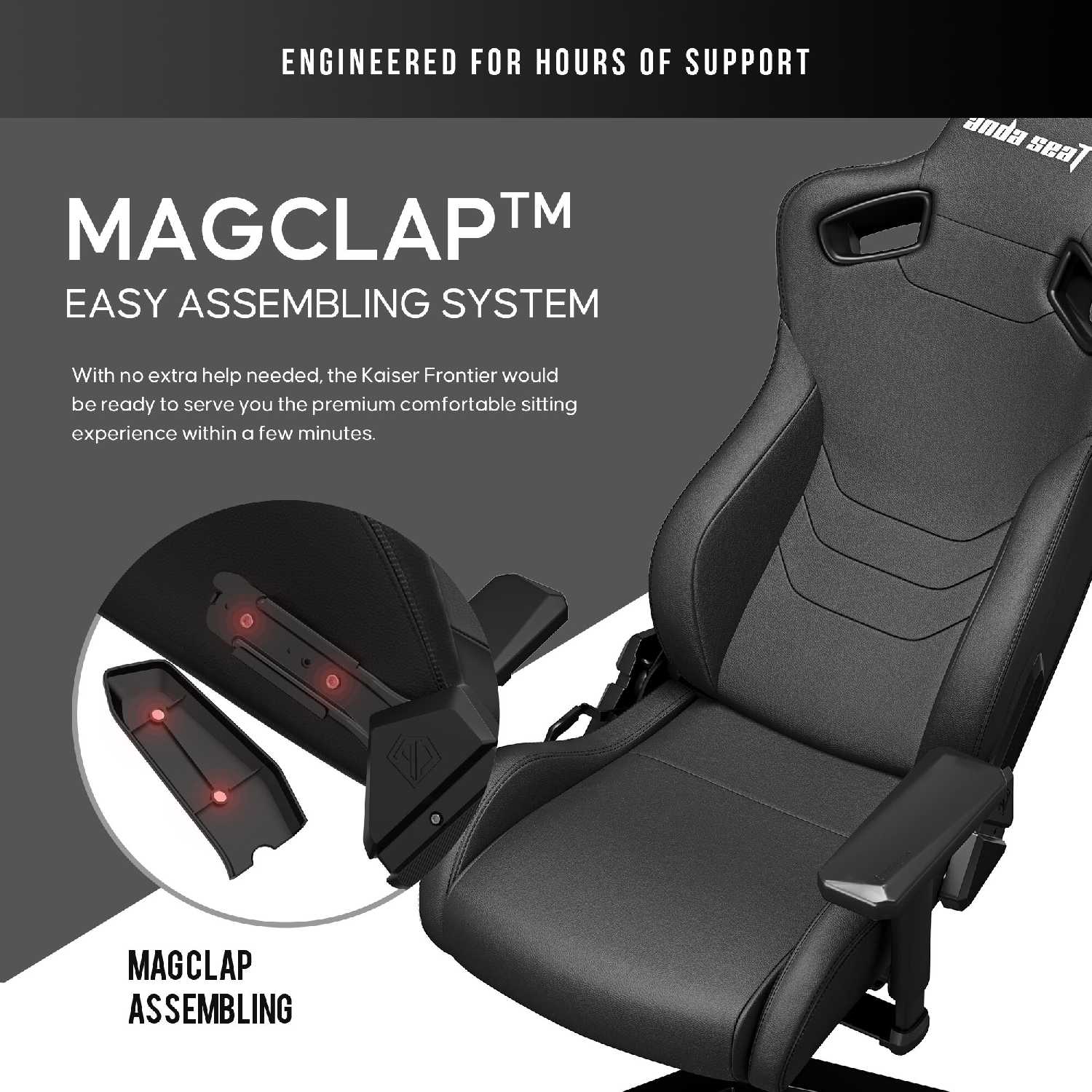 Компьютерное кресло AndaSeat Kaiser Frontier (Size M) фотография 13