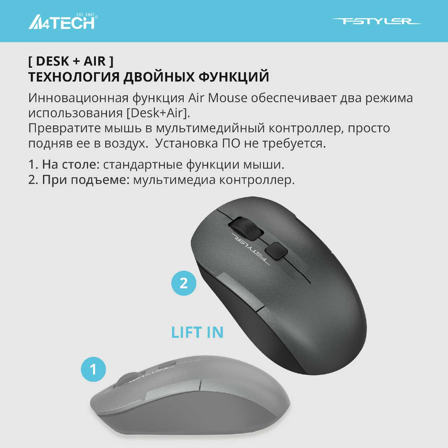 Мышь A4Tech Fstyler FG16CS фотография 8