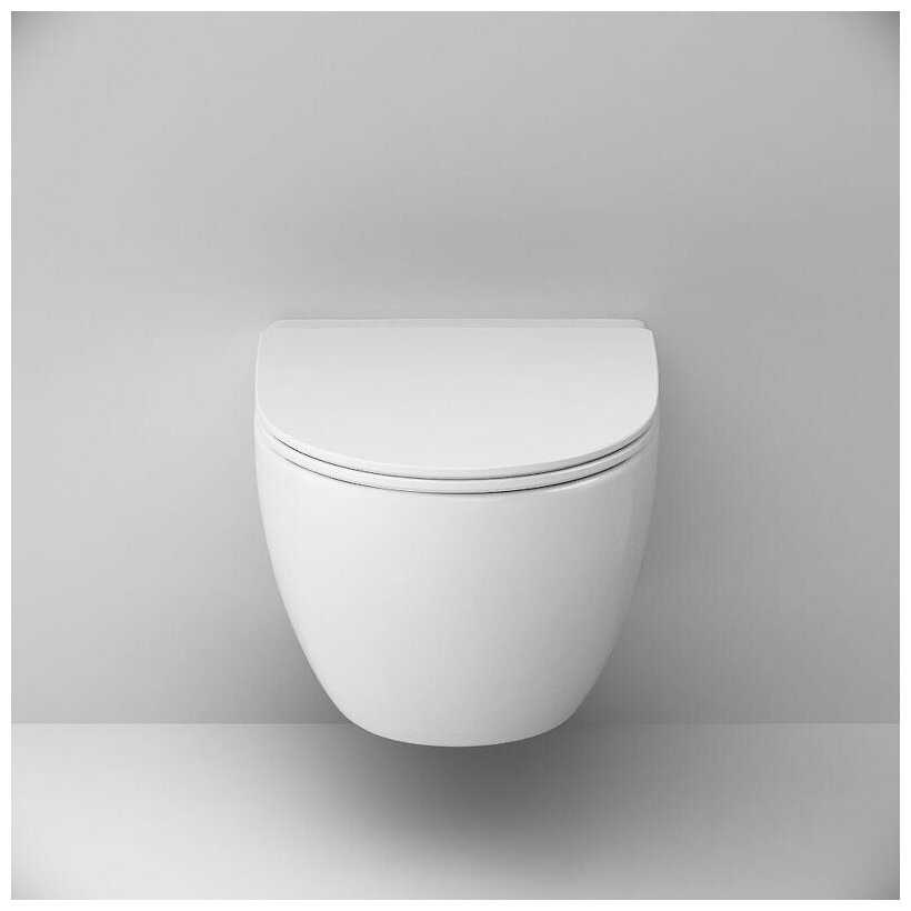 Унитаз подвесной AM. PM Awe FlashClean с сиденьем микролифт C111700SC фотография 13