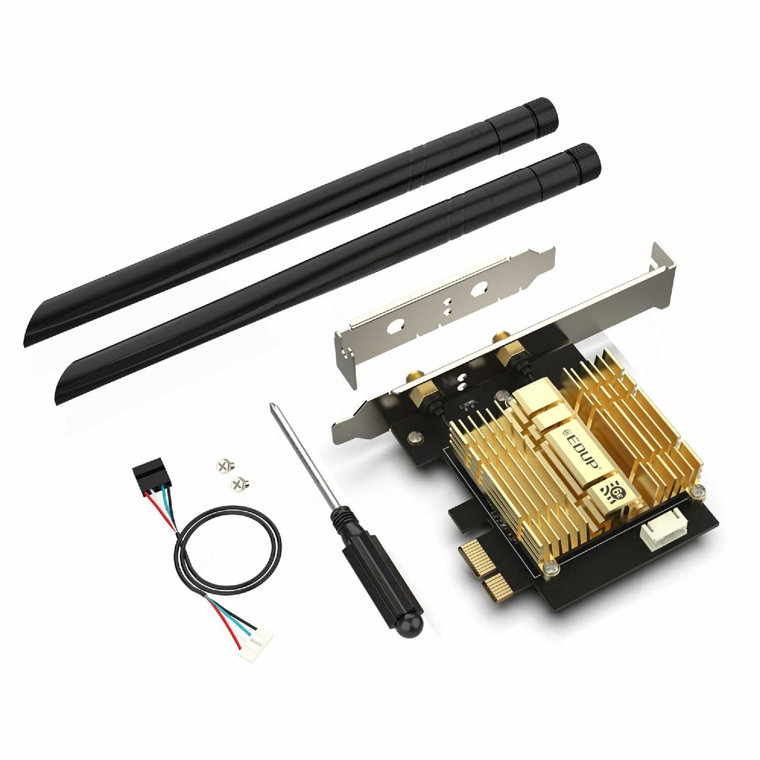 PCI-E адаптер Wi-Fi Intel Адаптер Wi-Fi 6E Intel AX210 (AX3000)
