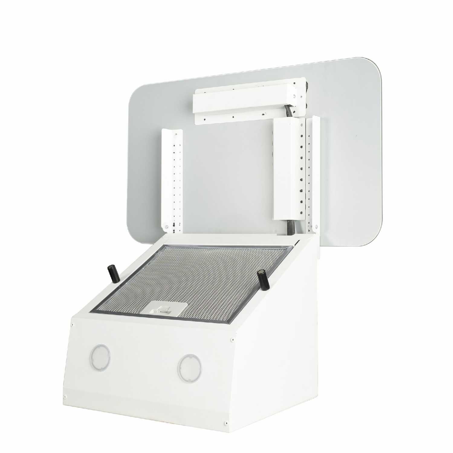 Наклонная стеклянная кухонная вытяжка DeLonghi Arco 606 NB фотография 21