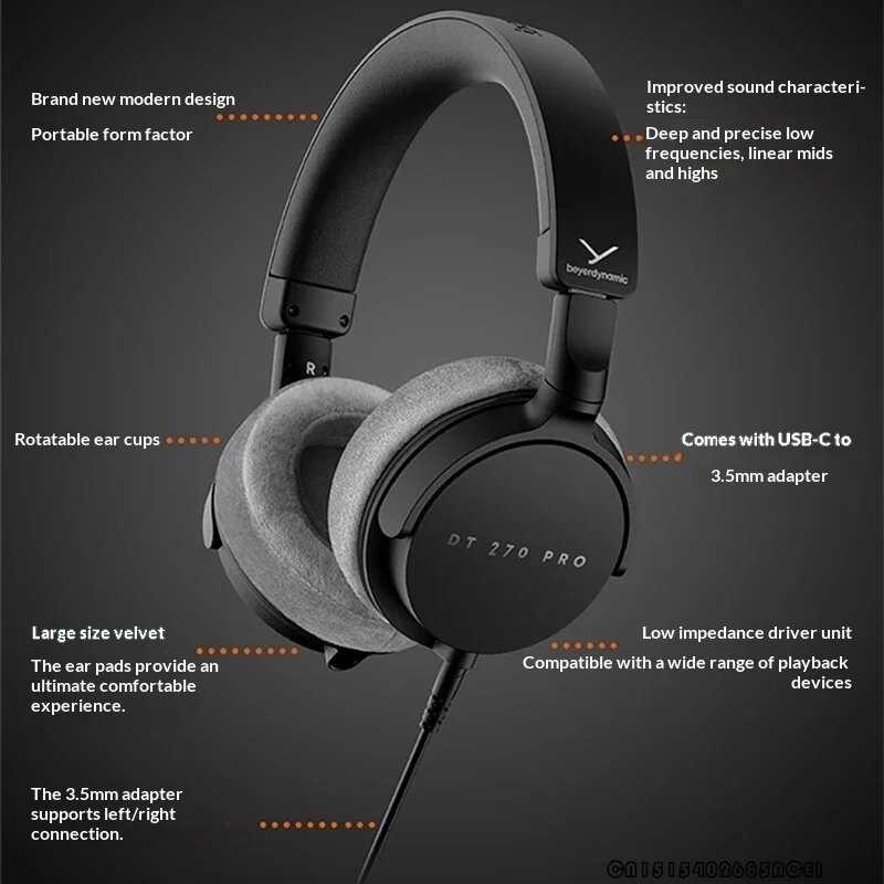 Наушники Beyerdynamic DT 270 PRO фотография 9