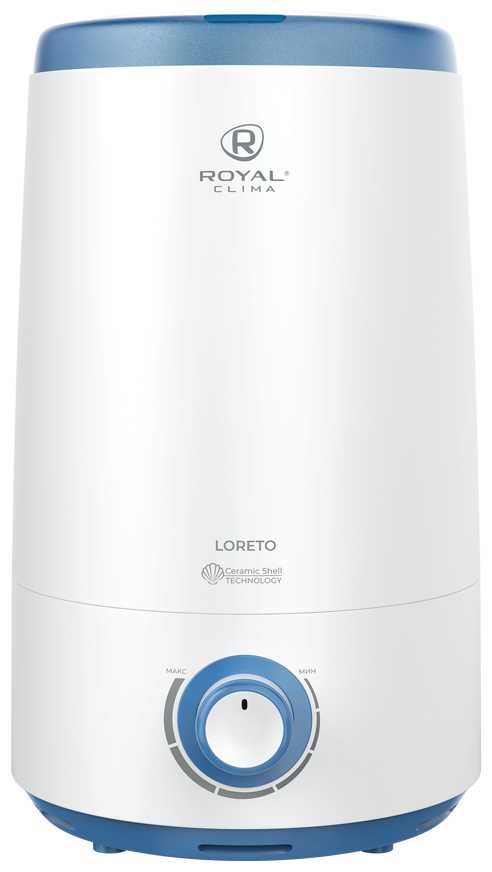 Увлажнитель воздуха с функцией ароматизации Royal Clima Loreto (RUH-LT300/3.5M-BU) фотография 1