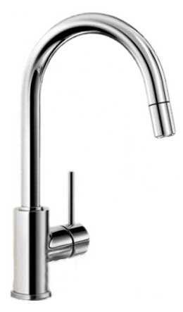 Смеситель для кухни (мойки) Blanco Mida-S (хром), рычажный