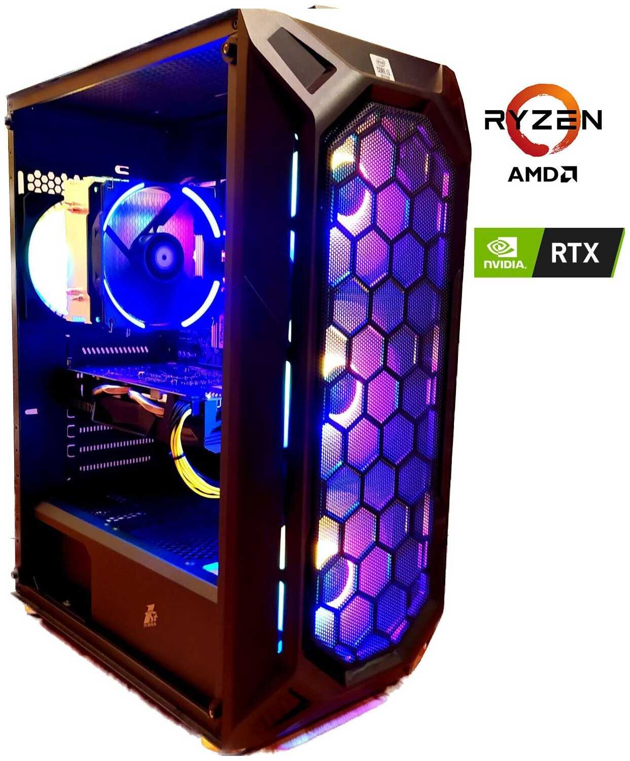 Игровой компьютер CyberNote AB425 (AMD Ryzen 5 5600X, DDR4 32Гб, SSD 512Гб, NVIDIA GeForce RTX3060 12Гб) фотография 6