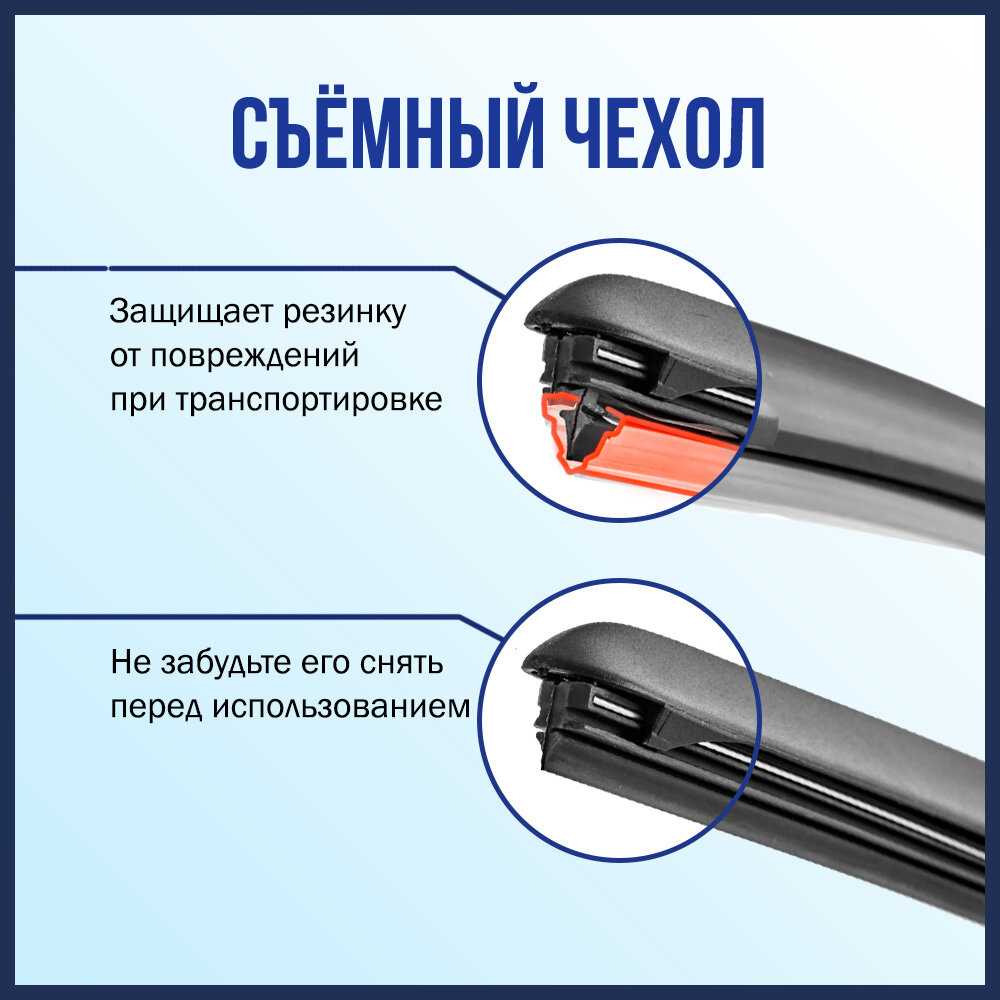 Щетка стеклоочистителя гибридная 400 mm фотография 2