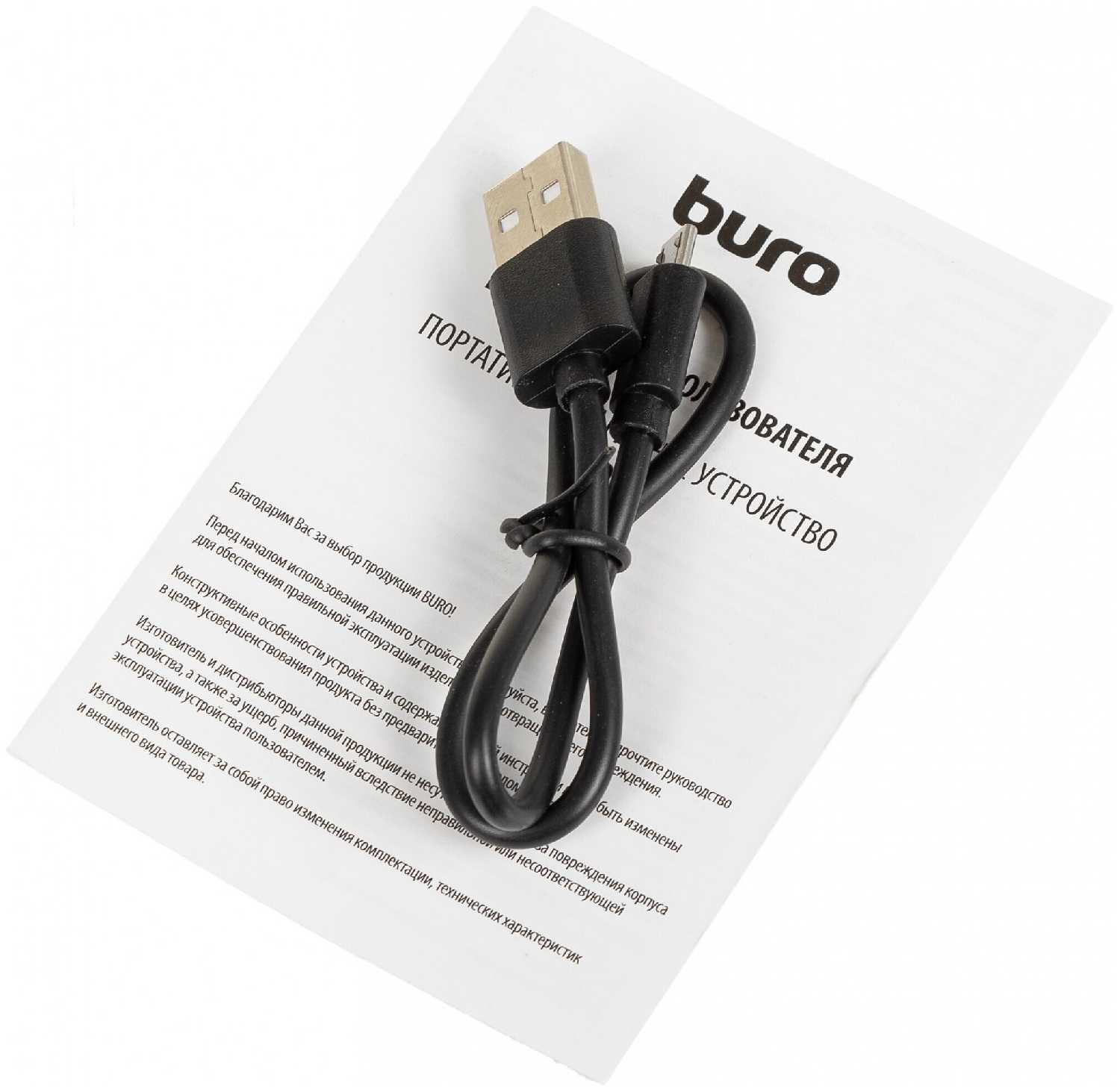 Мобильный аккумулятор Buro BP05B 5000mAh 2.1A 2xUSB красный (BP05B10PRD) фотография 5