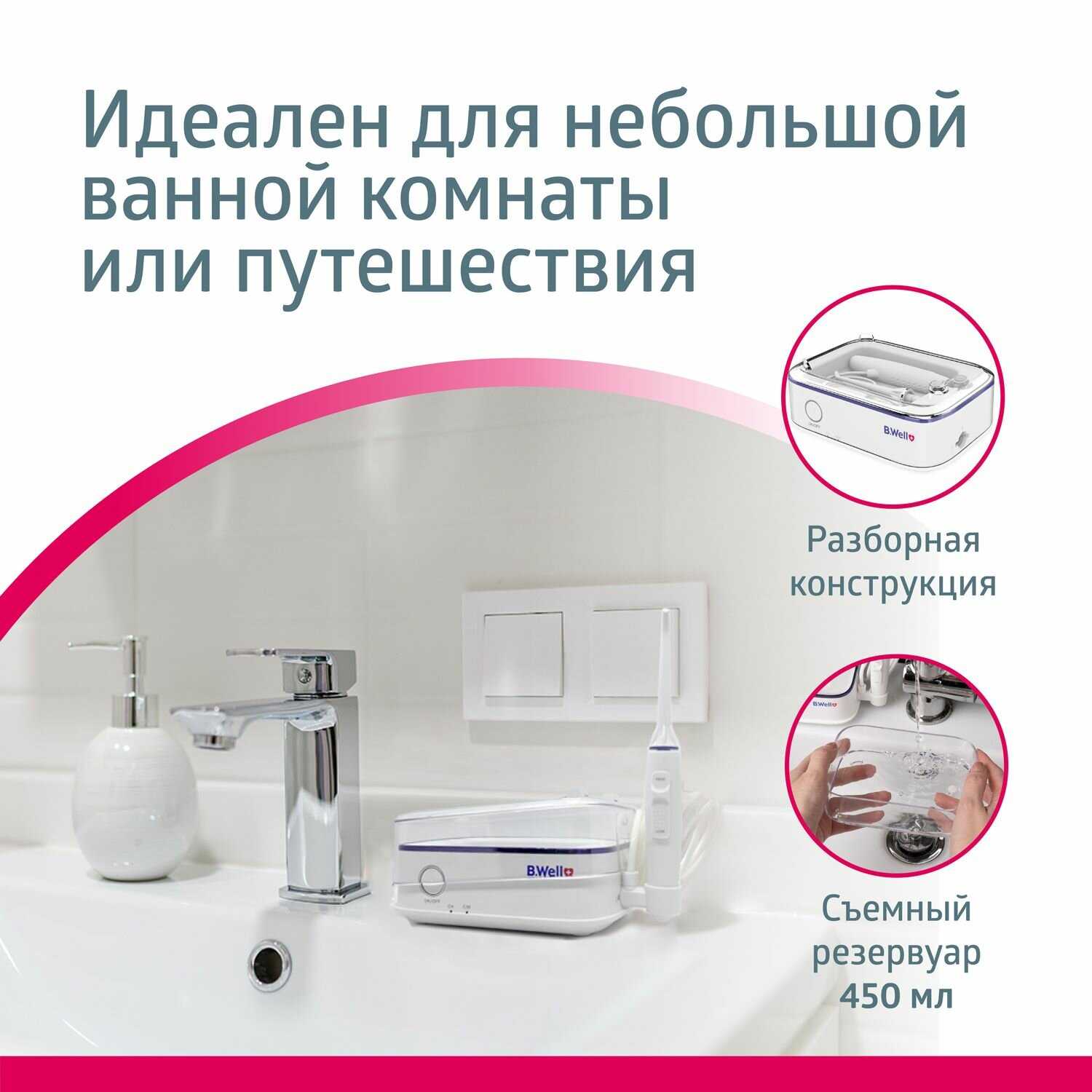 Ирригатор для полости рта B.Well MED-900 фотография 7