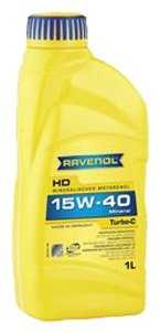 Минеральное моторное масло RAVENOL Turbo-C HD-C SAE 15W-40 фотография 7