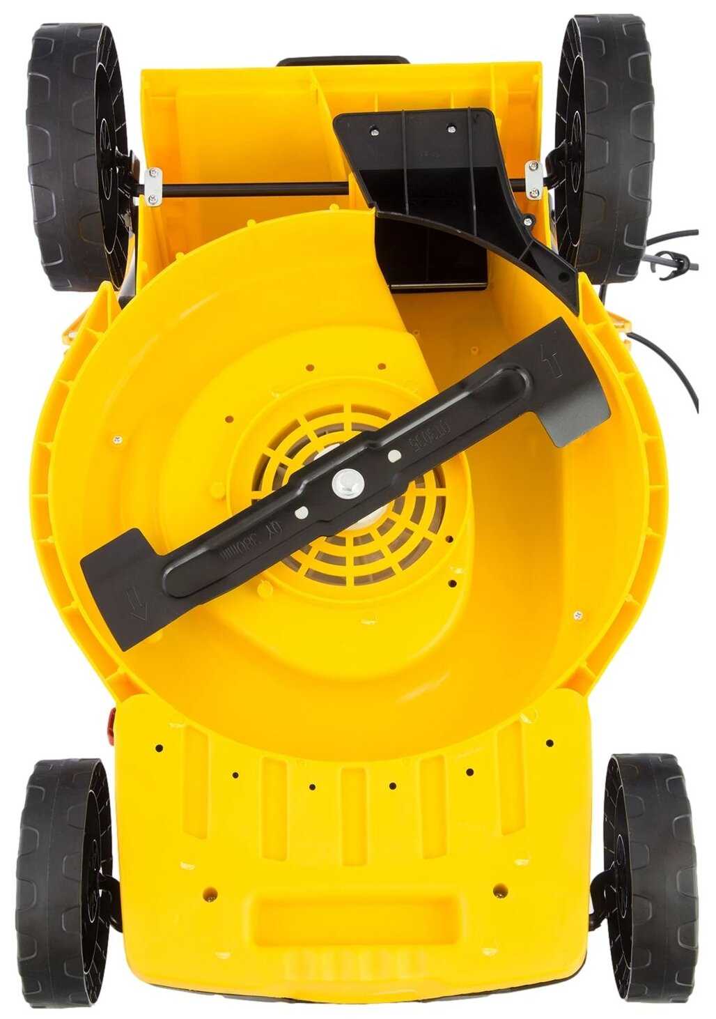 Газонокосилка электрическая DENZEL GM-1800 [1800 Вт, ширина 38 см, травосборник 40 л] [96617] фотография 5