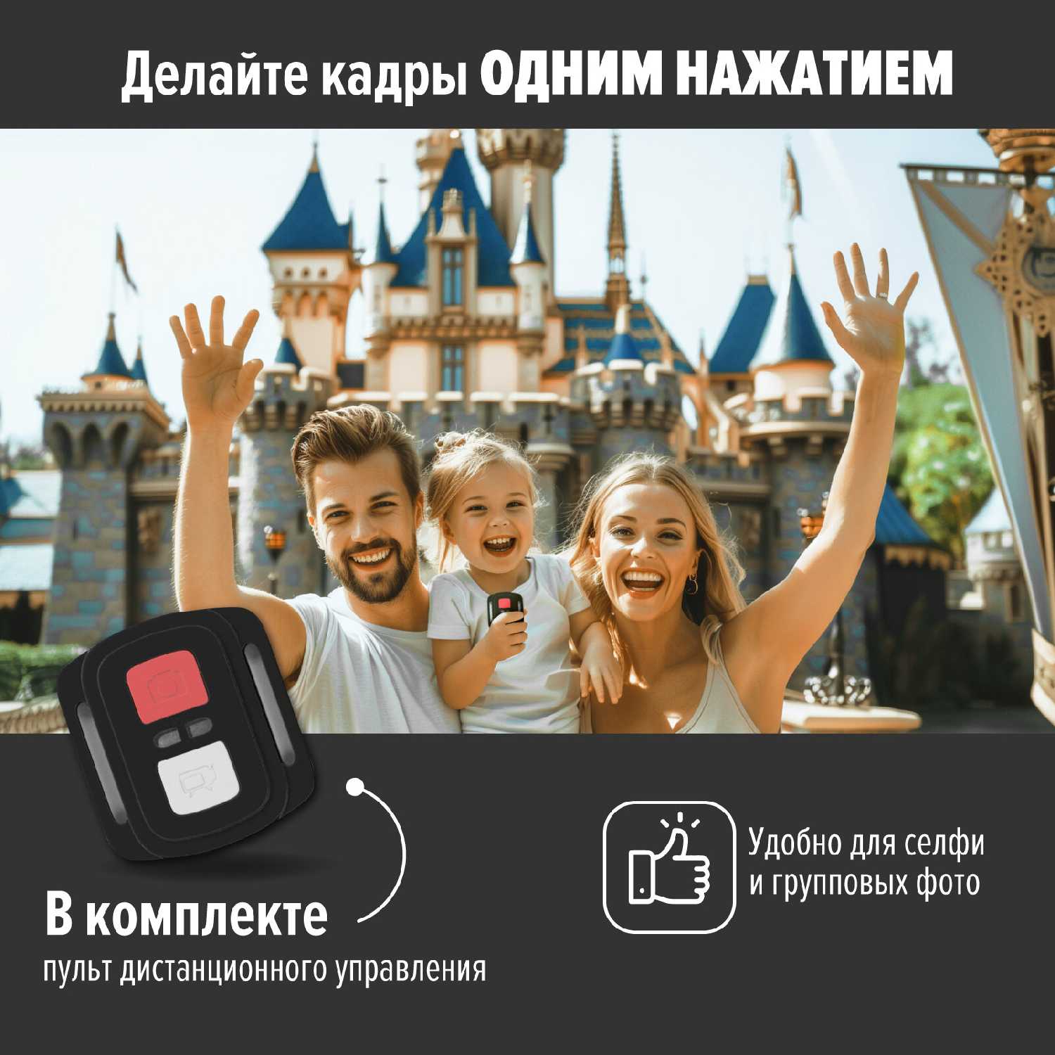 Экшен камера Electerra 4К UHD фотография 8