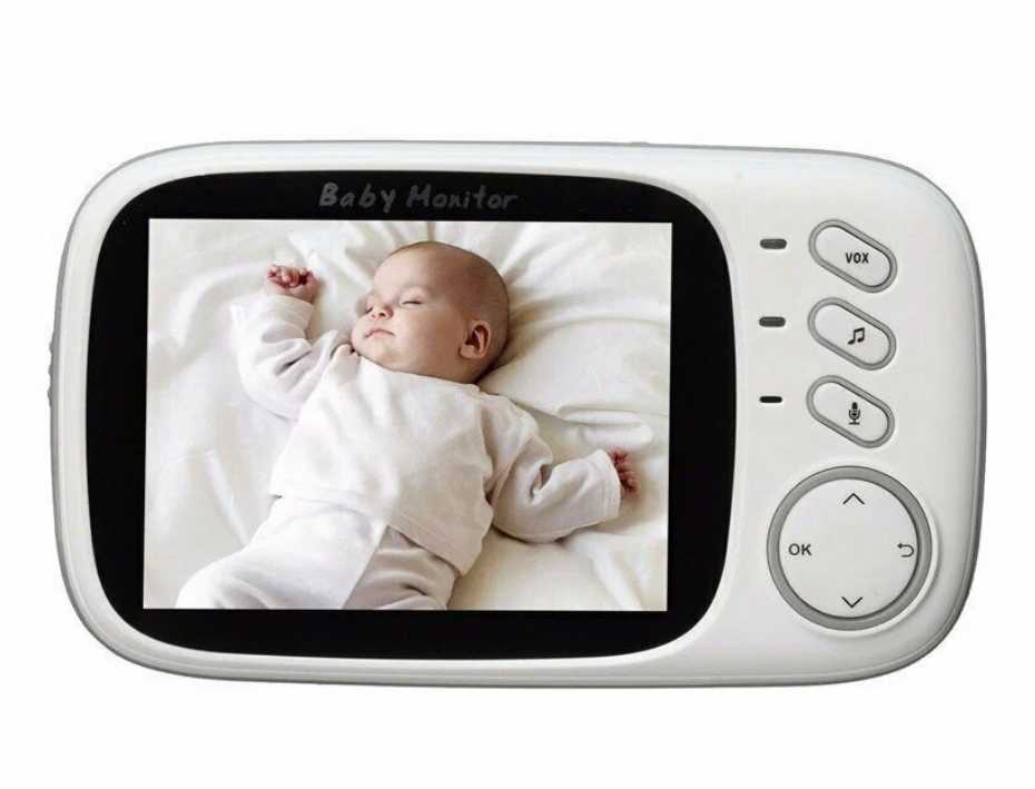 Беспроводная видеоняня Baby Monitor VB603 с радиусом действия до 300 м, видео няня / Радионяня с камерой и монитором и обратной связью фотография 13