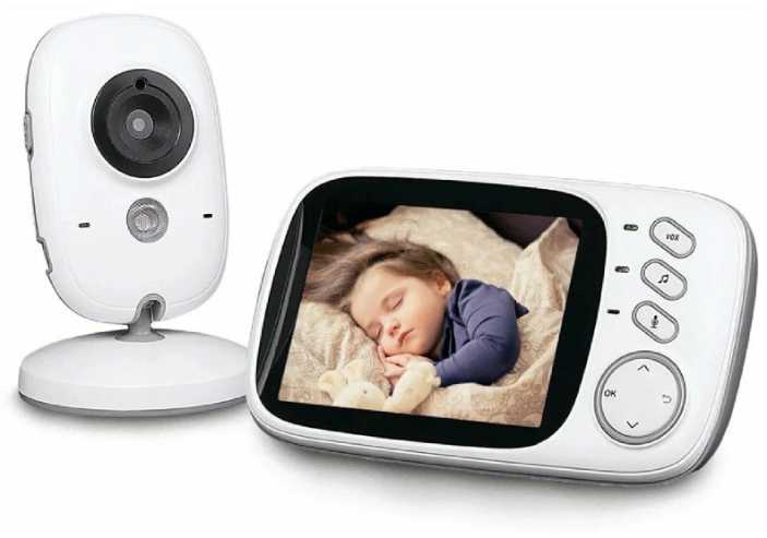 Беспроводная видеоняня Baby Monitor VB603 с радиусом действия до 300 м, видео няня / Радионяня с камерой и монитором и обратной связью фотография 14