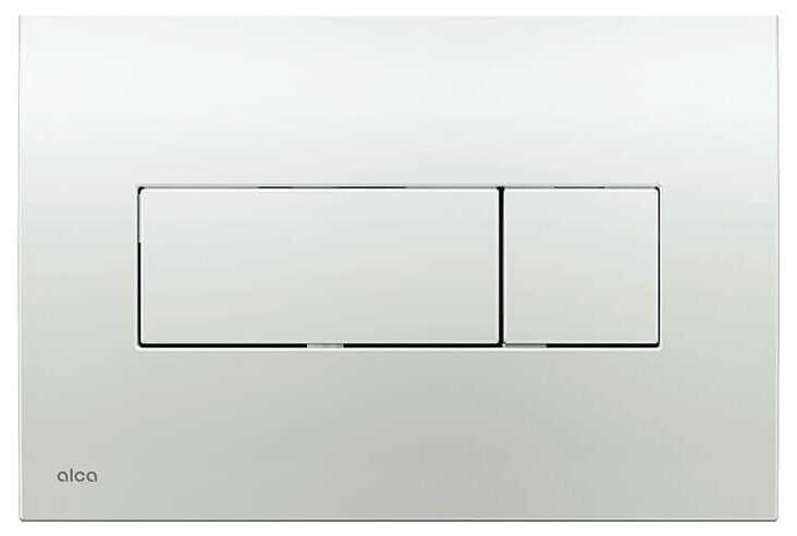 Инсталляция AlcaPlast AM101/1120 (4в1)+M570 прямоугольная белая + M91 фотография 2