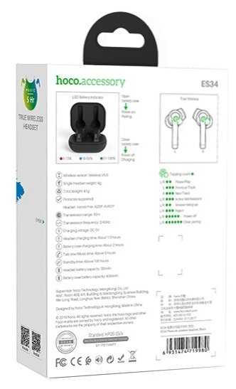 Беспроводные наушники Hoco ES34 фотография 4