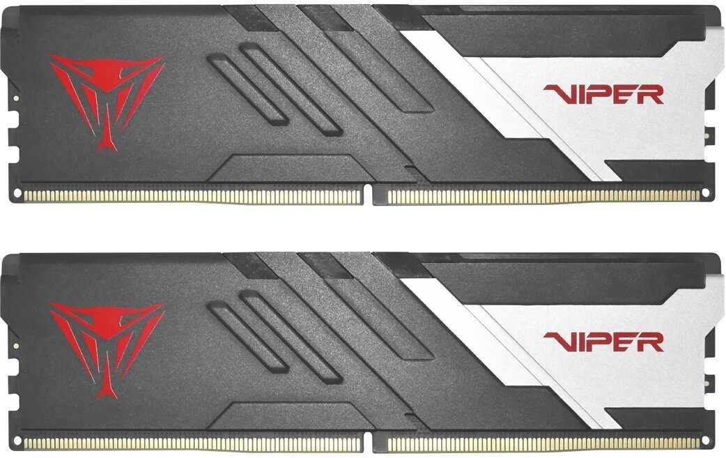 Оперативная память Patriot Memory Viper Venom 64 ГБ (32 ГБ x 2 шт.) DDR5 6000 МГц DIMM CL36 (PVV564G600C36K)