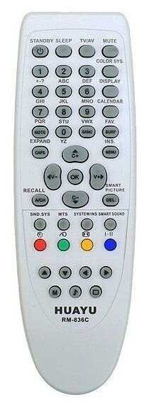 Пульт ДУ Huayu RM-836C для для телевизоров Philips RC1205B/30063555/RC0770/ RC19036002/RC19036001/RC19042001