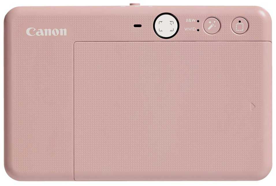 Камера и принтер моментальной печати Canon Zoemini S2, розовое золото фотография 1