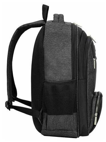 Рюкзак BRAUBERG URBAN универсальный, с отделением для ноутбука, черный/серый, 46х30х18 см, 270750 фотография 3
